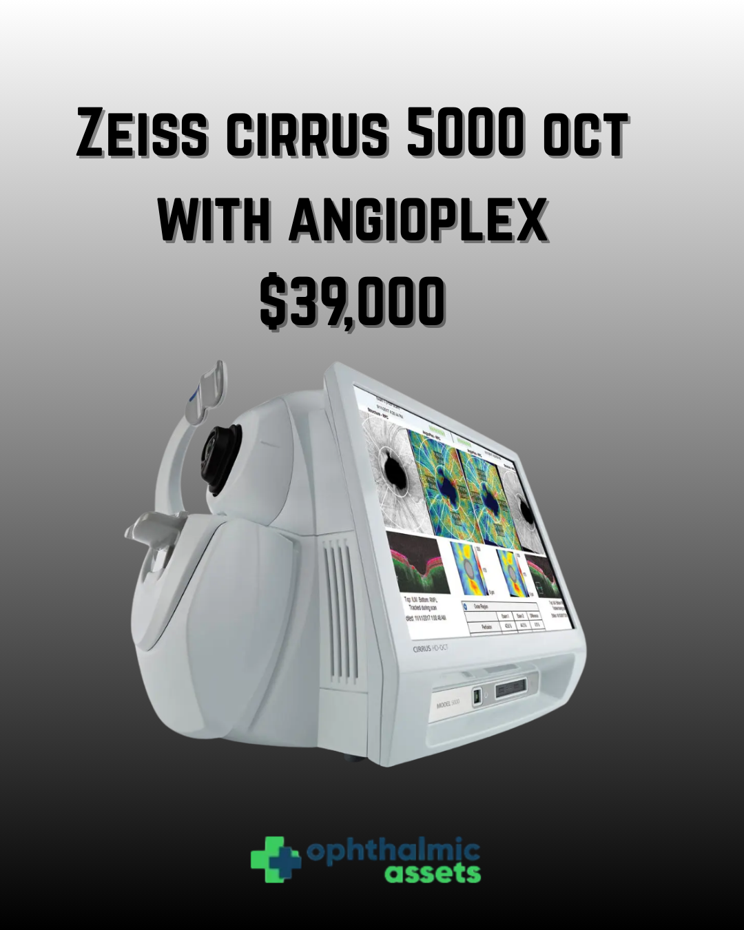 Refurbished Zeiss Cirrus 5000 OCT with Angioplex